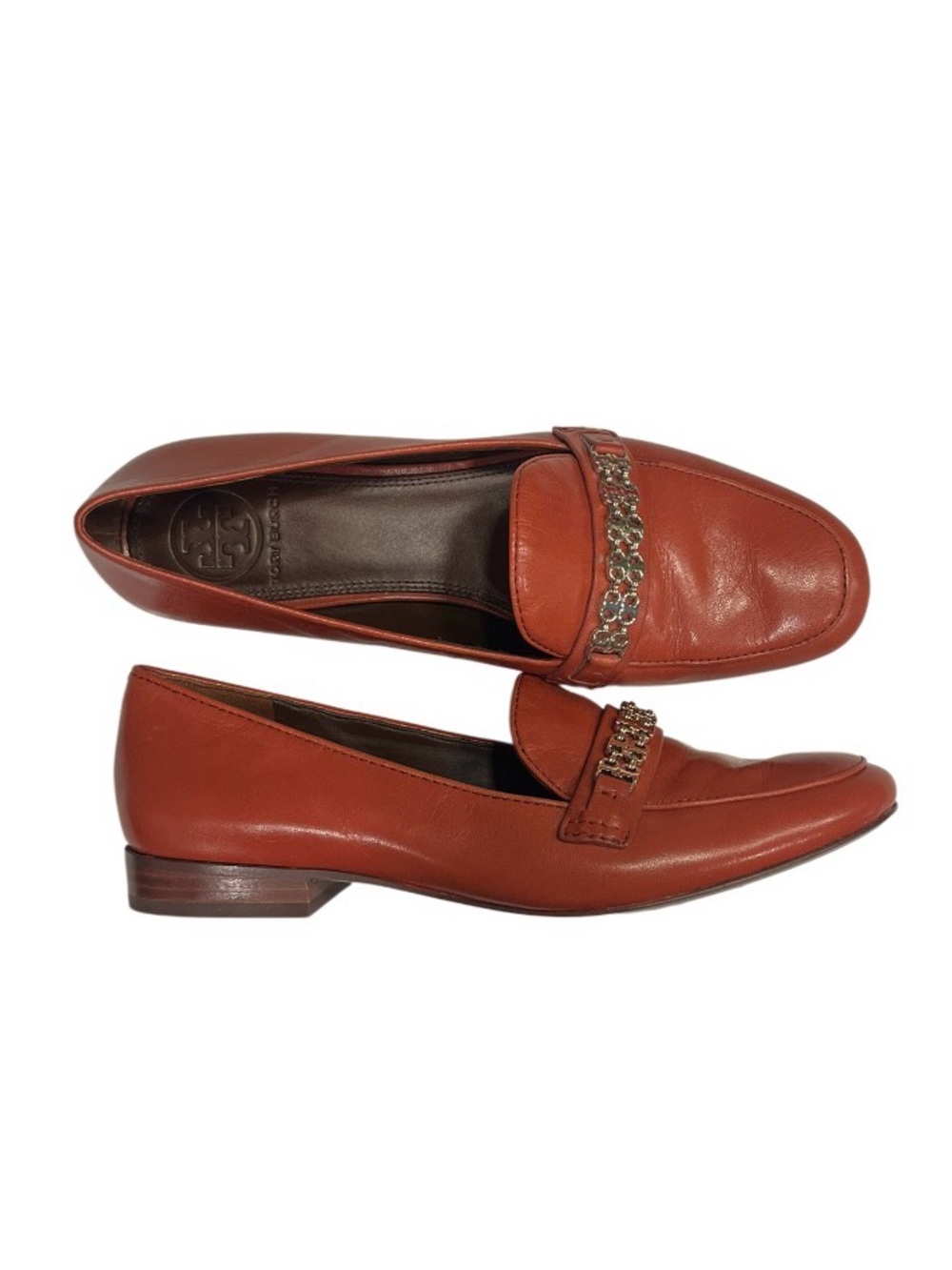 Tory Burch Gemini Link Leather Loafers 
Size 7.5